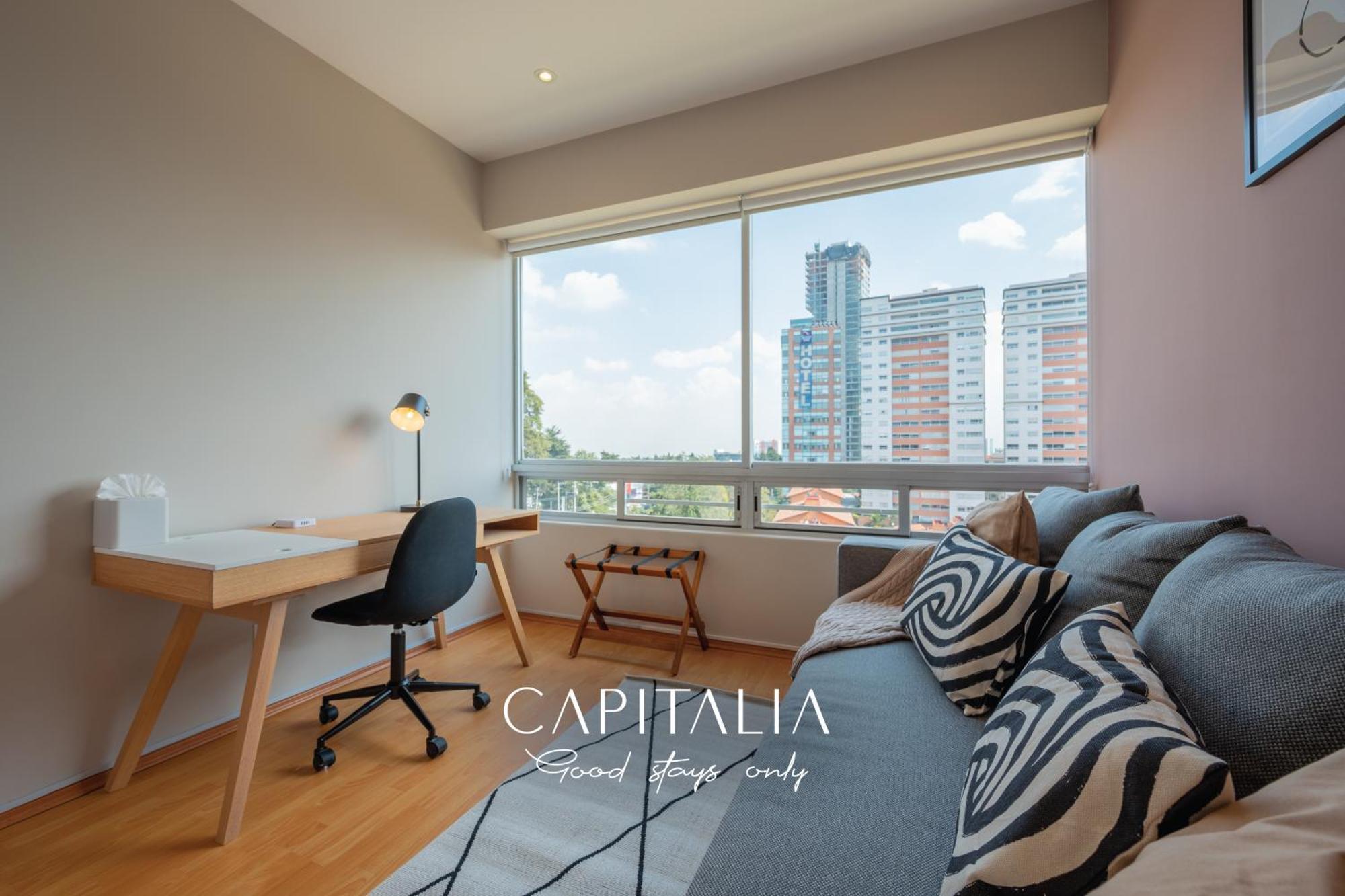 Capitalia - Apartments - Santa Fe เม็กซิโกซิตี้ ภายนอก รูปภาพ