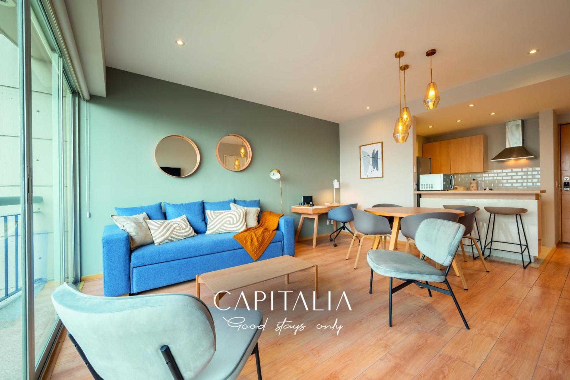 Capitalia - Apartments - Santa Fe เม็กซิโกซิตี้ ภายนอก รูปภาพ